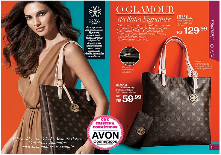 avon shopper bolsa