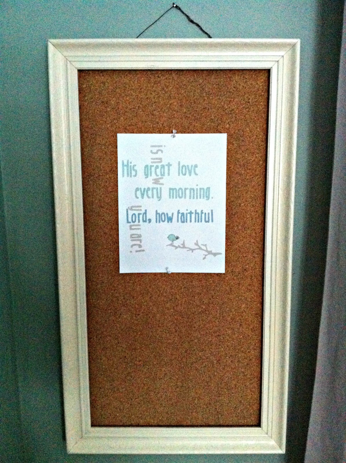 It's Our Pinteresting Life {DIY} Bulletin Board...For Cheap!