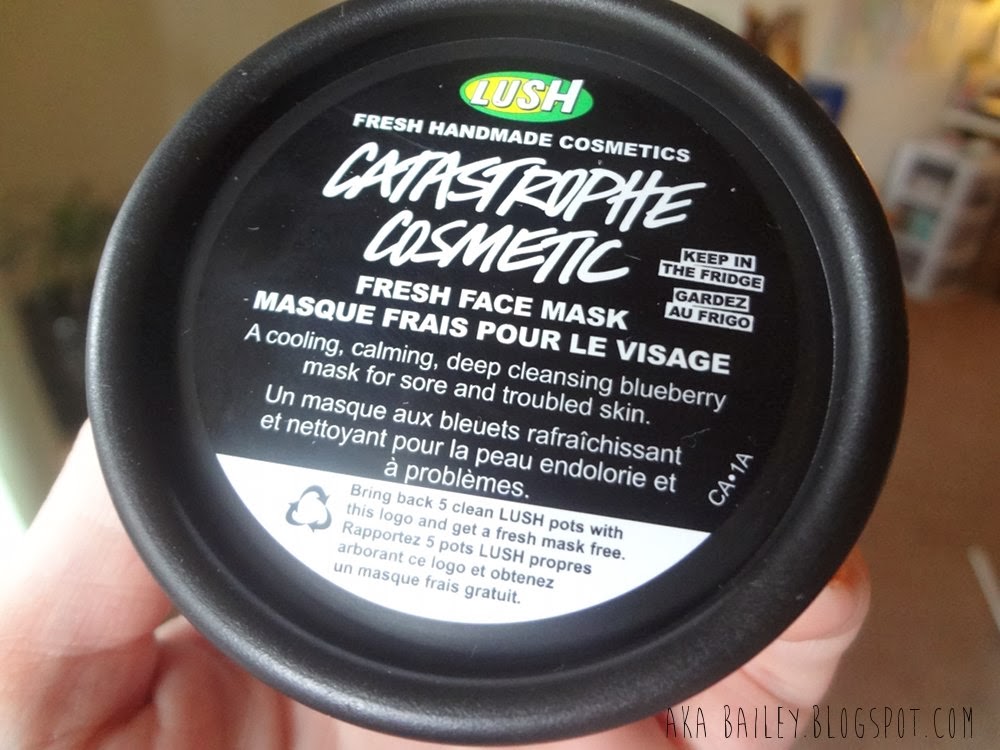 aka Bailey LUSH Catastrophe Cosmetic Fresh Face Mask