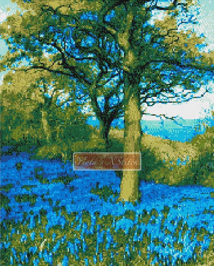 Cute fantasy cross stitch pattern download