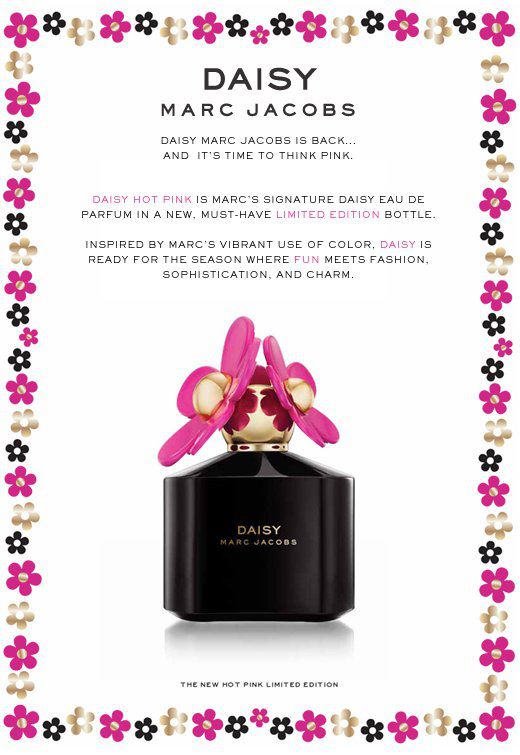 marc jacobs daisy hot pink