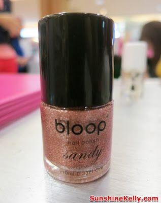 bloop Sandy Nail Polish, product review, nail colour, nail care
