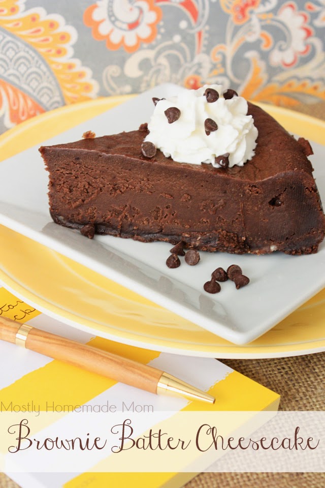 Brownie Batter Cheesecake Mostly Homemade Mom
