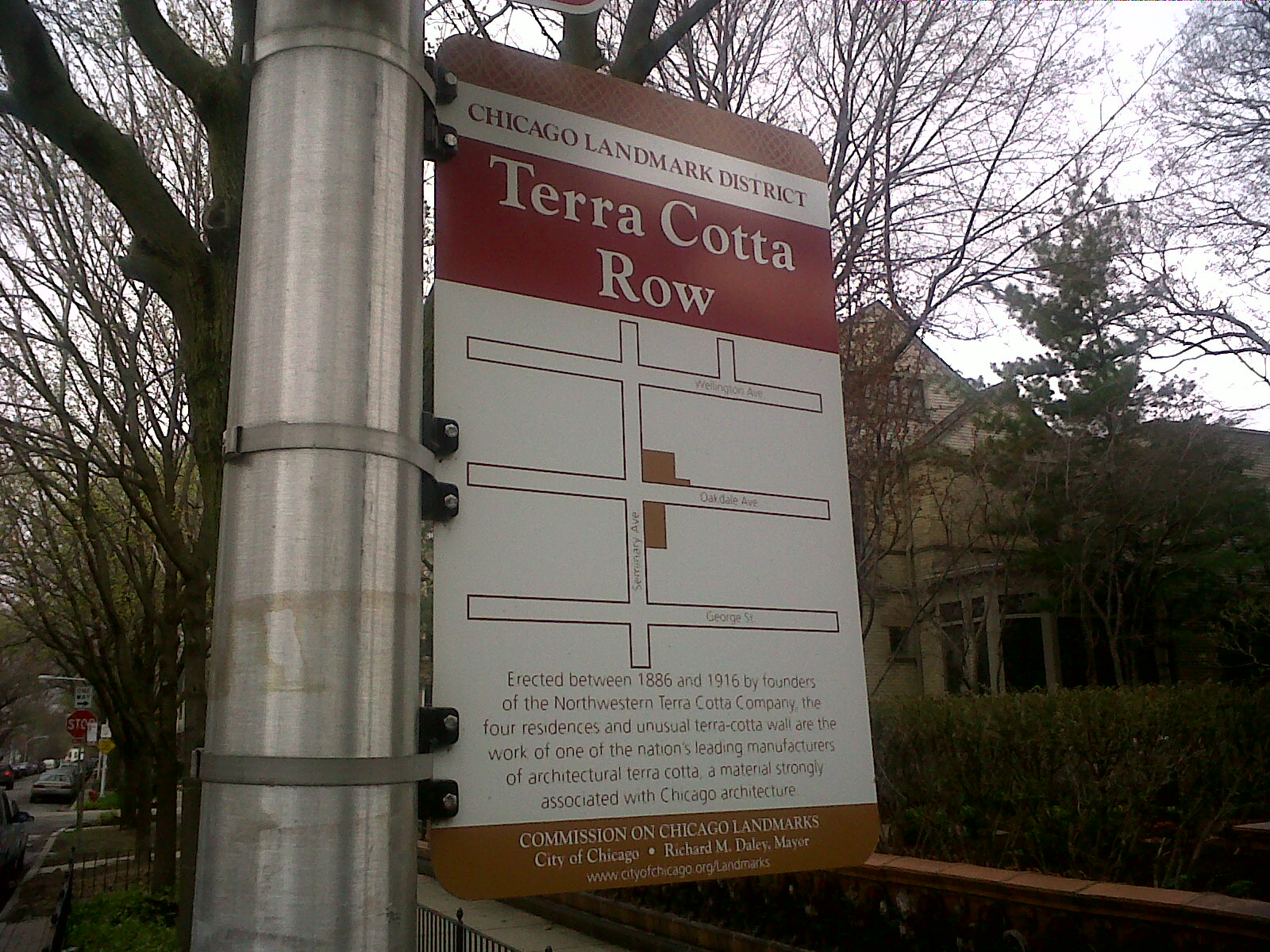 The Chicago Real Estate Local Terra Cotta Row on Lakeview's southern end