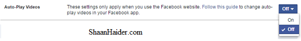 HOW TO : Stop the Auto-Play Facebook Videos on Facebook Website