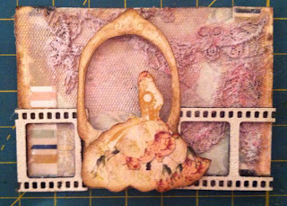 mixed media bacgkground, how to do mixed media bacground, ATC, Shabby vintage, title=