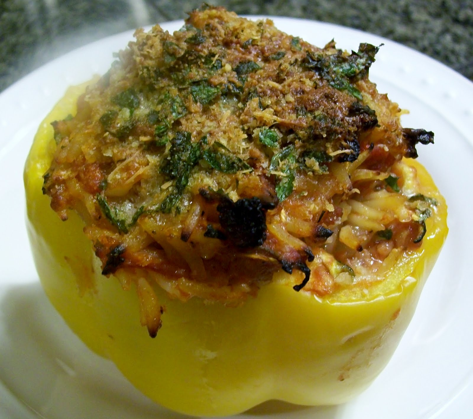 Turkey Sausage and Orzo Stuffed Peppers Bobbi's Kozy Kitchen