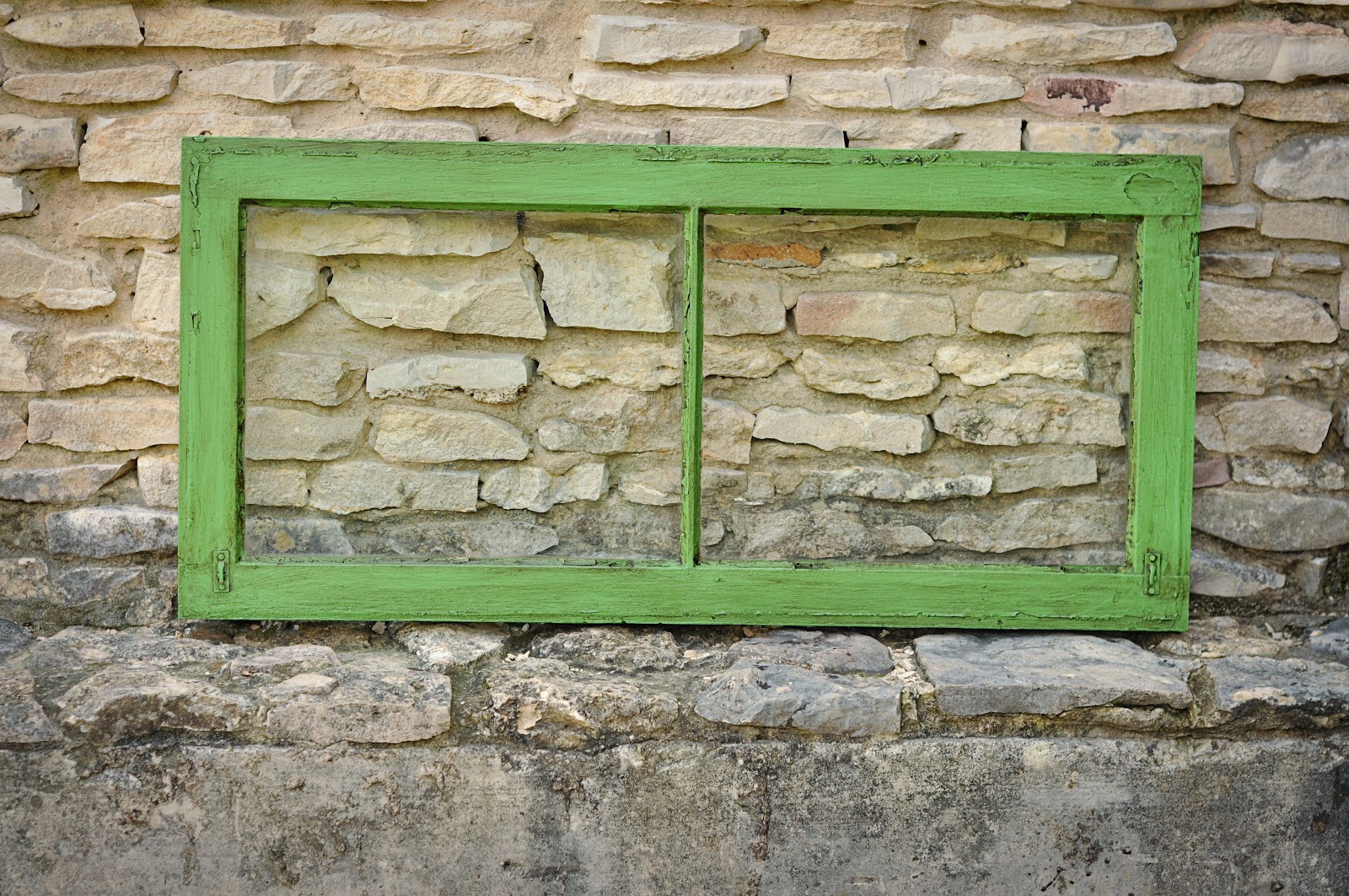 Redemption Refinishing Green Window Frame