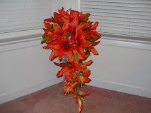 Tiger Lily Cascading bouquet