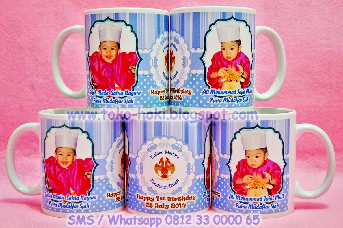 SOUVENIR ULANG TAHUN ANAK MURAH MUG FOTO