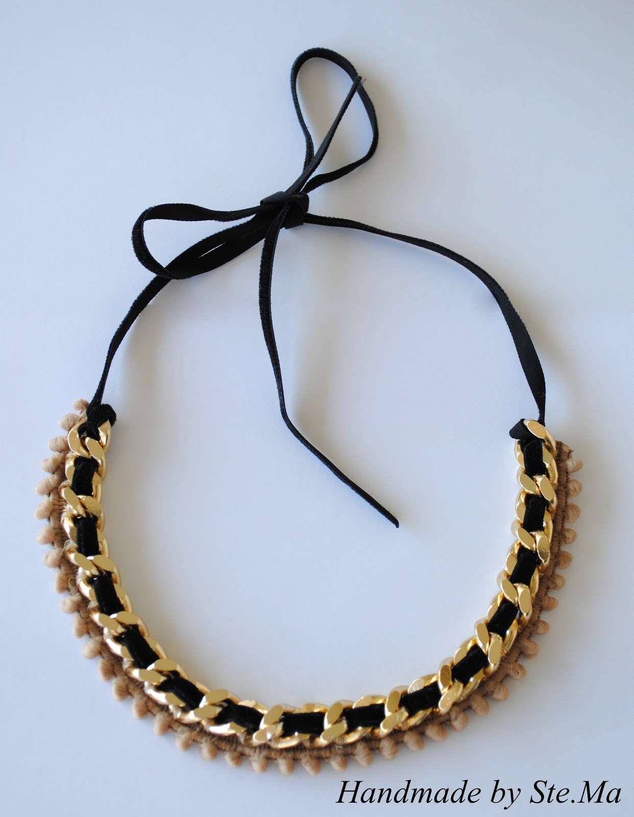 Ste.Ma handmade creations Handmade Black Velvet Collar necklace!!!