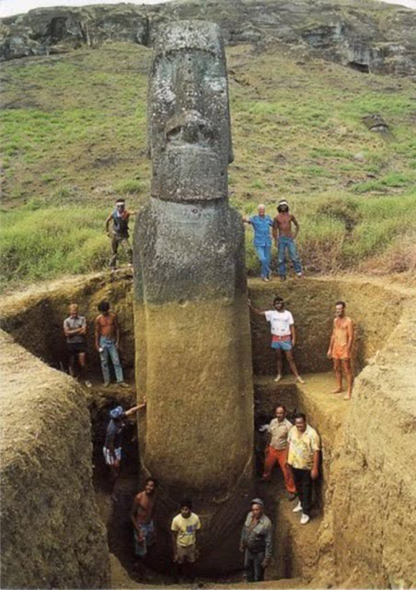 RETRO KIMMER'S BLOG: THE EASTER ISLAND HEAD STATUES HAVE FULL BODIES!