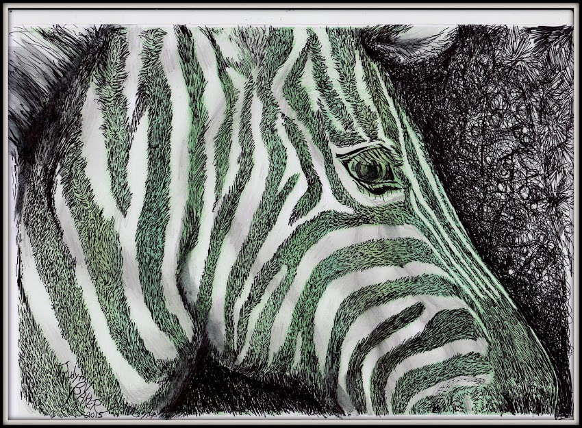 "Zebra"  Buy Judyth's Art & Help the Cause!