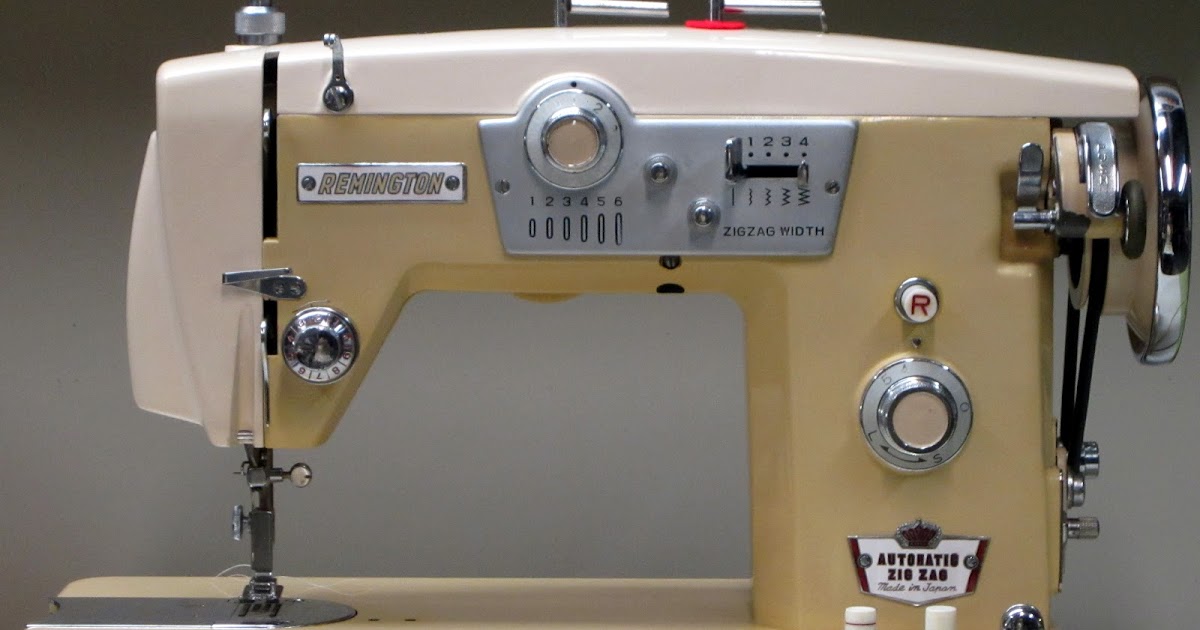 MI Vintage Sewing Machines Remington Automatic ZigZag (1950s)