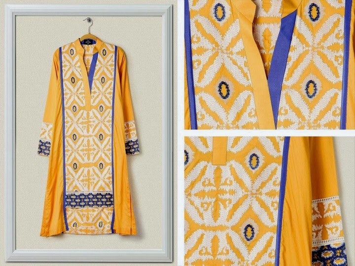 Cross Stitch Embroidered Lawn Collection 2014 Stitched Embroidered