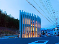 Triangular House in Muko Design with 1 Large Room and Mezzanine by Fujiwara Architects Triangular House in Muko Design with 1 Large Room and Mezzanine by Fujiwara Architects