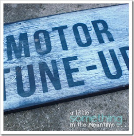 8 great DIY vintage sign tutorials. Sign by A Little Something In The Meantime.