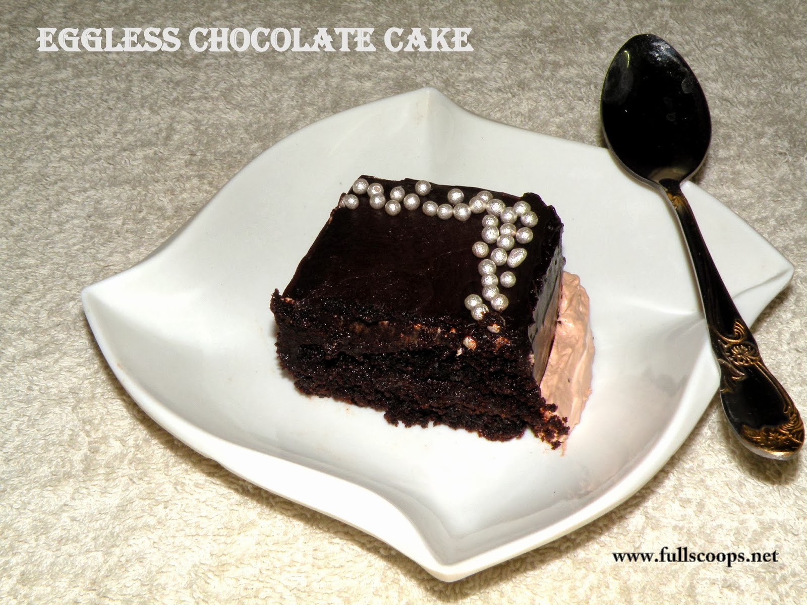 Eggless Chocolate Cake Recipe (with yogurt) and My 100th Post! Full