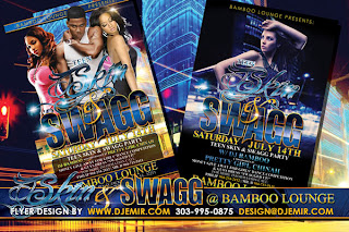 Teen Skin and Swagg Party Flyer Design Florida