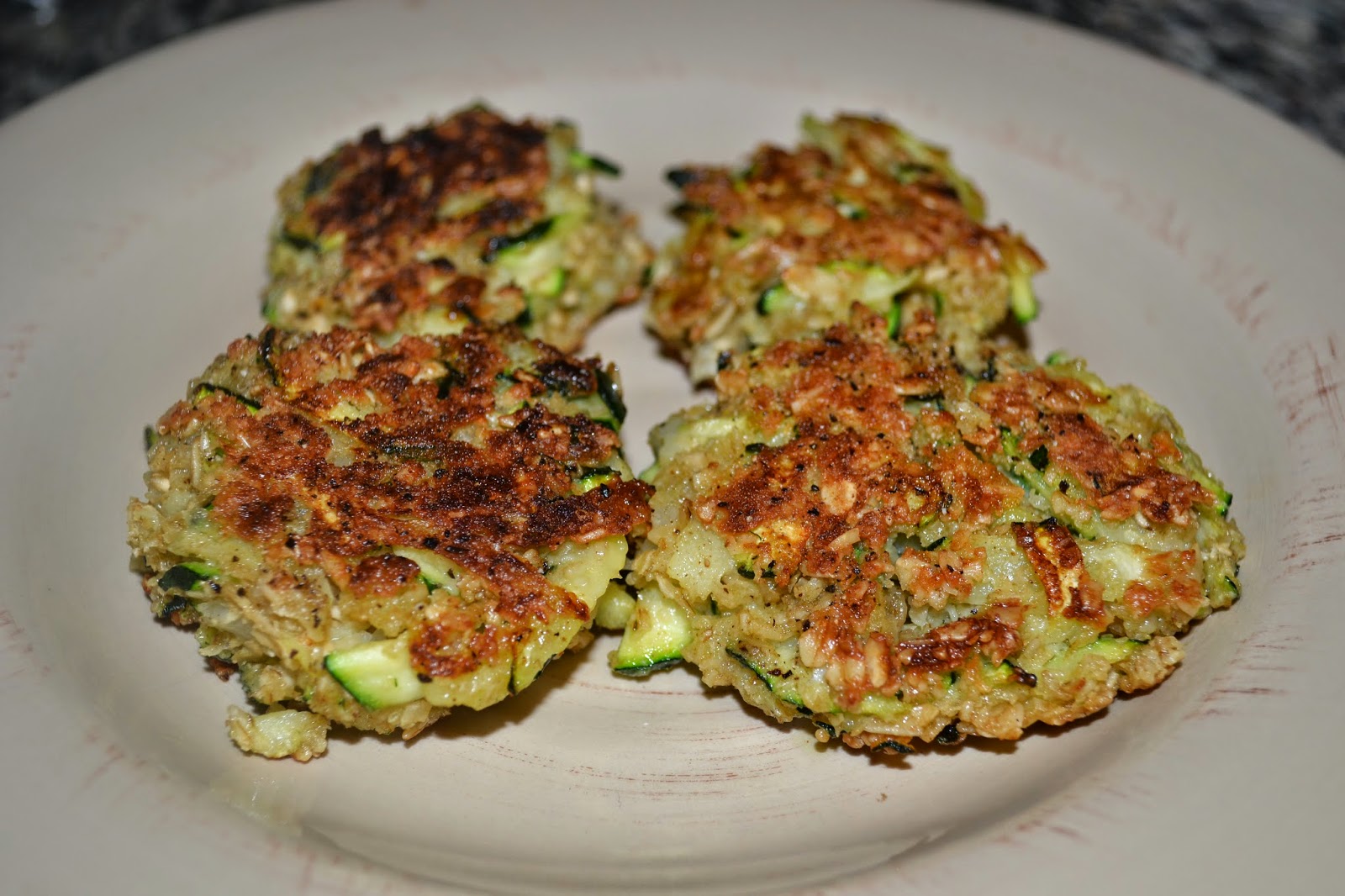 Clean"er" Eating "Fried" Zucchini Cakes