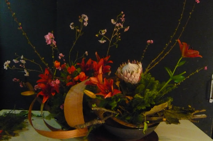 TV GAZETA , "MULHERES." IKEBANA DE INVERNO.