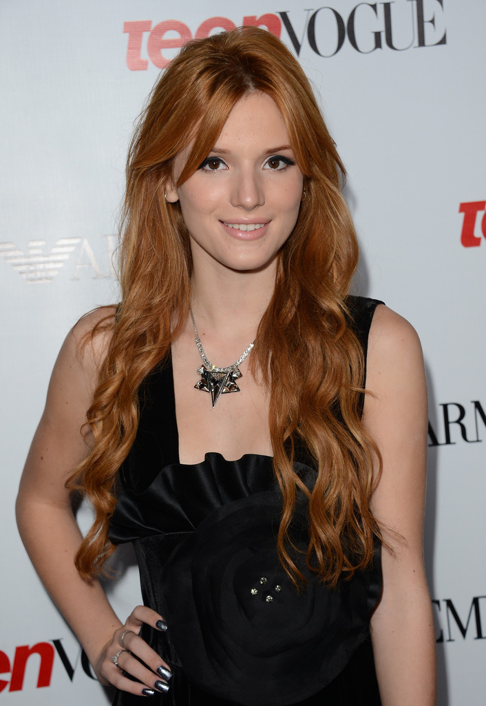 Red Carpet Dresses: Bella Thorne - Teen Vogue Young Hollywood Party 2012
