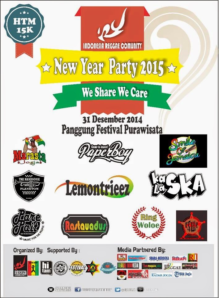 Event : New Year Party 2015 , IRC Reggae ft Purawisata