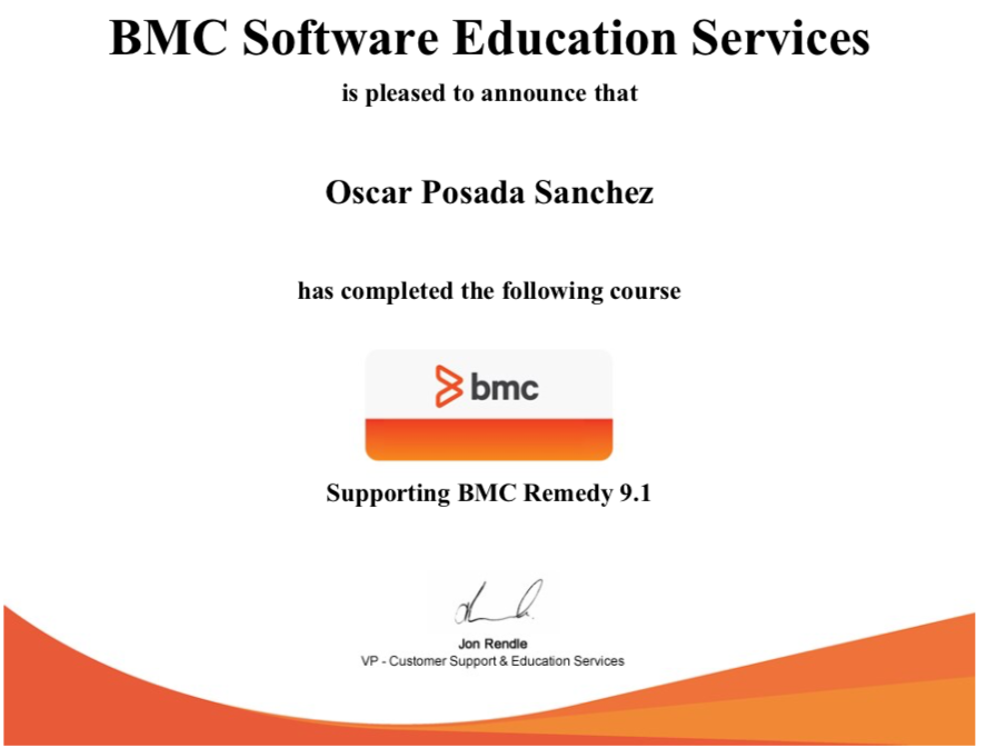 Supporting BMC Remedy 9.1