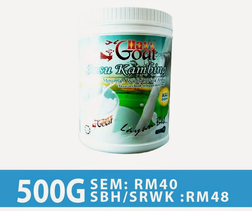 Susu kambing Hayygoat - Asli 500g