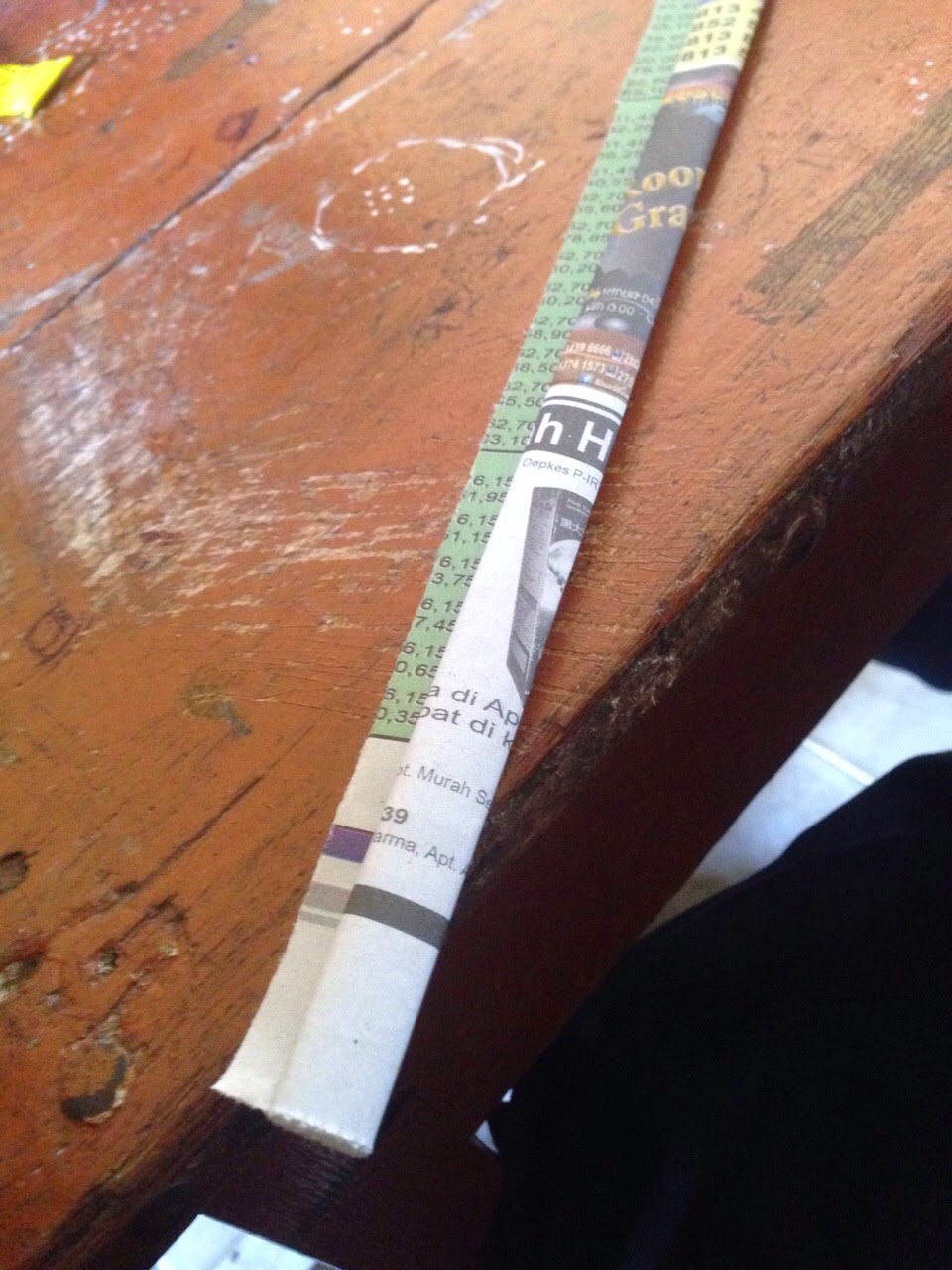 Atiteach Blog's CARA MEMBUAT TEMPAT PERMEN DARI KERTAS KORAN