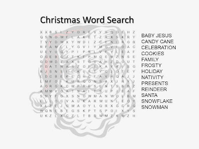 Christian Christmas Word Search 1