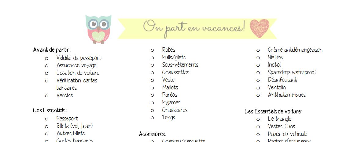 Tu Seras La Plus Belle: Les vacances approchent? Voici ...