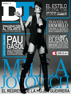 Milla Jovovich on the cover of DT Spain Oct 2012