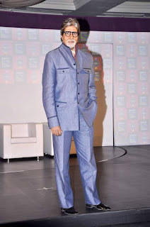 Big B at Press conference of KBC 6