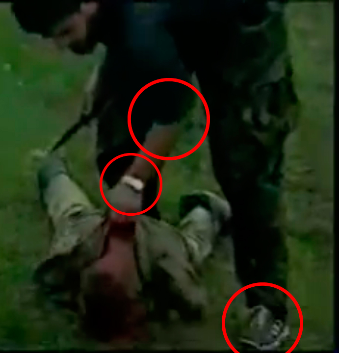 Chechenskie Boeviki Rezhut Golovi Russkim Soldatam Chechenskie Boeviki Rezhut Golovi Russkim Soldatam