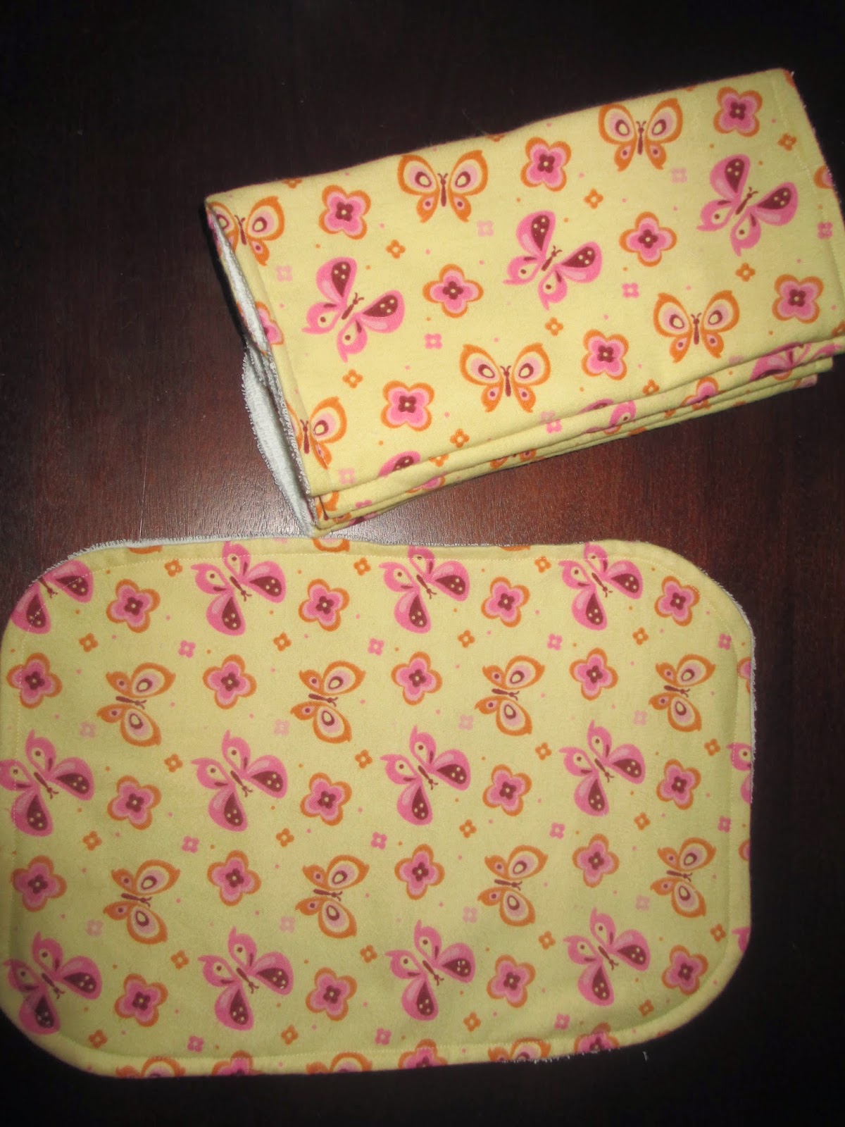 The Journey DIY Terry Cloth & Flannel Burp Cloths