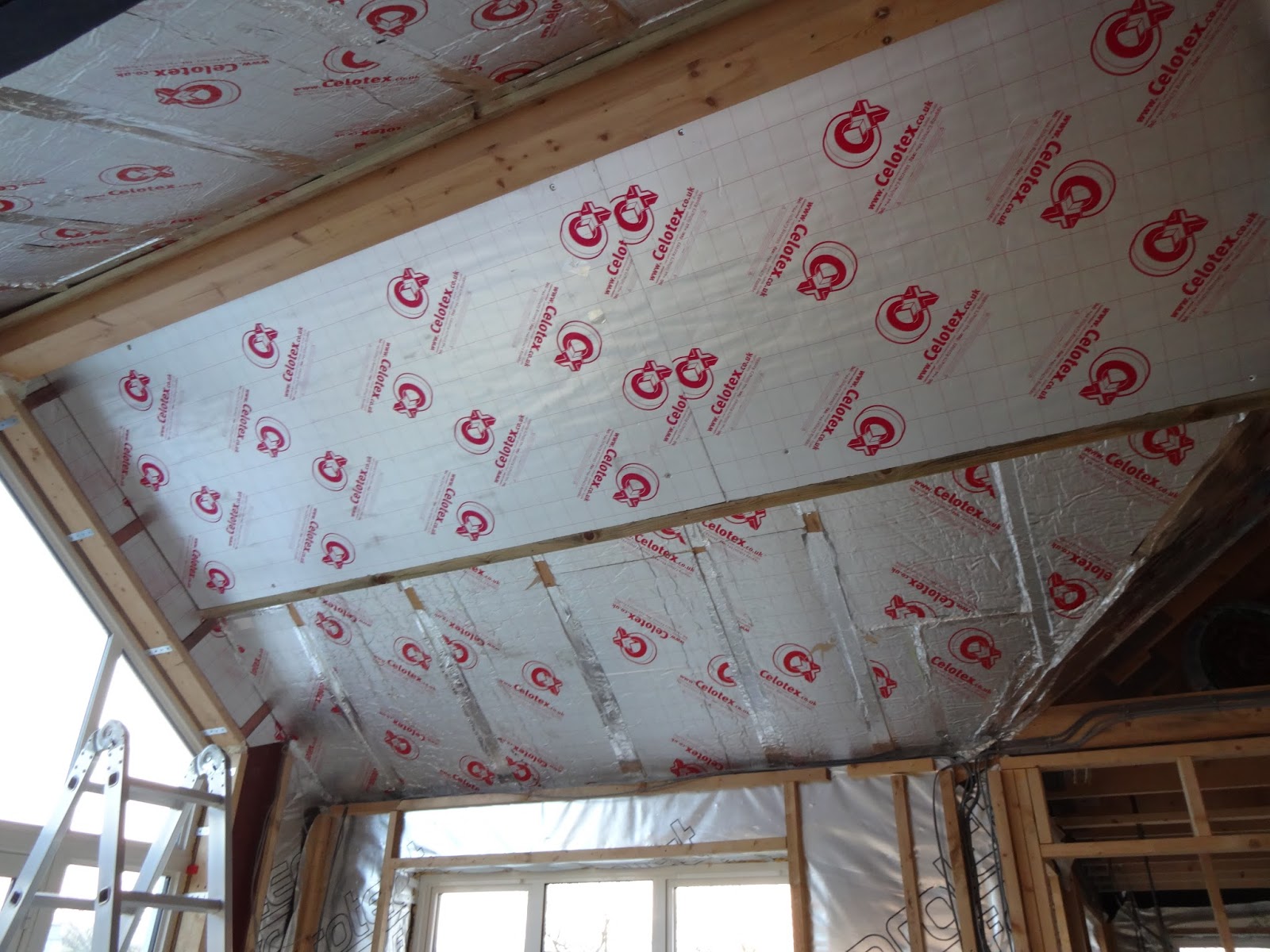 V A S Home Build Boarding Ceilings First Floor Vaulted