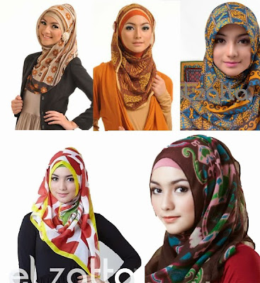 Contoh model hijab artis indonesia masa kini