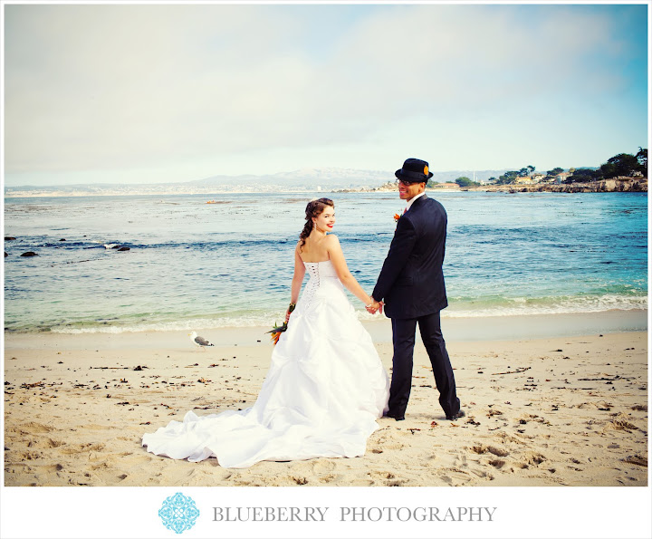 monterey bay lovers point wedding photography