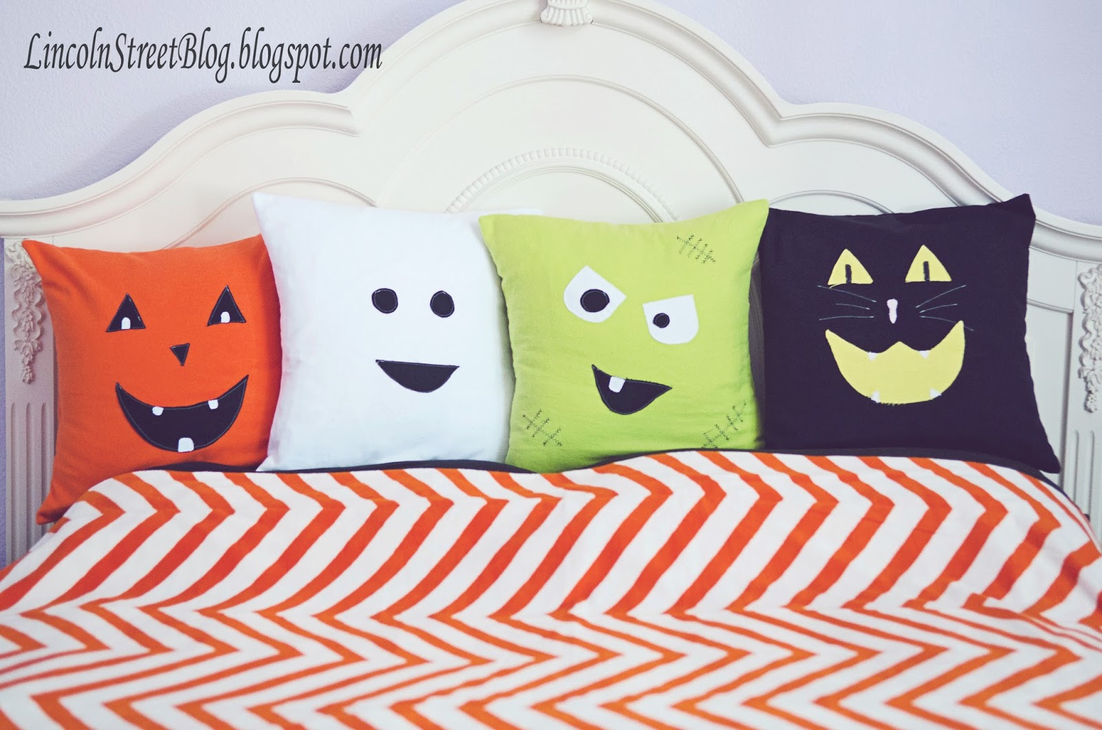 DIY Halloween Throw Pillows - The Happy Scraps