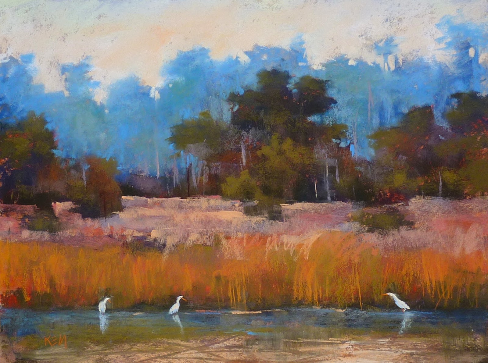 Painting My World A Quick Way to Add a Bird to a Landscape Painting