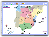 MAPA POLITICO Y FISICO DE ESPAÑA