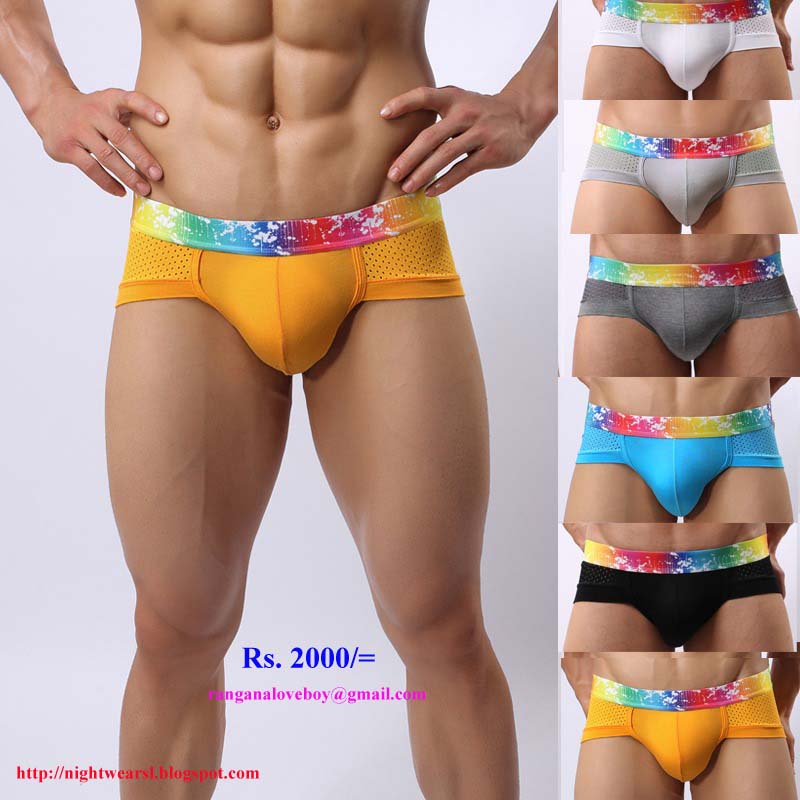 Nightwear Sri Lanka M03 Comfy Sexy Underwear Men Men's Boxer Briefs