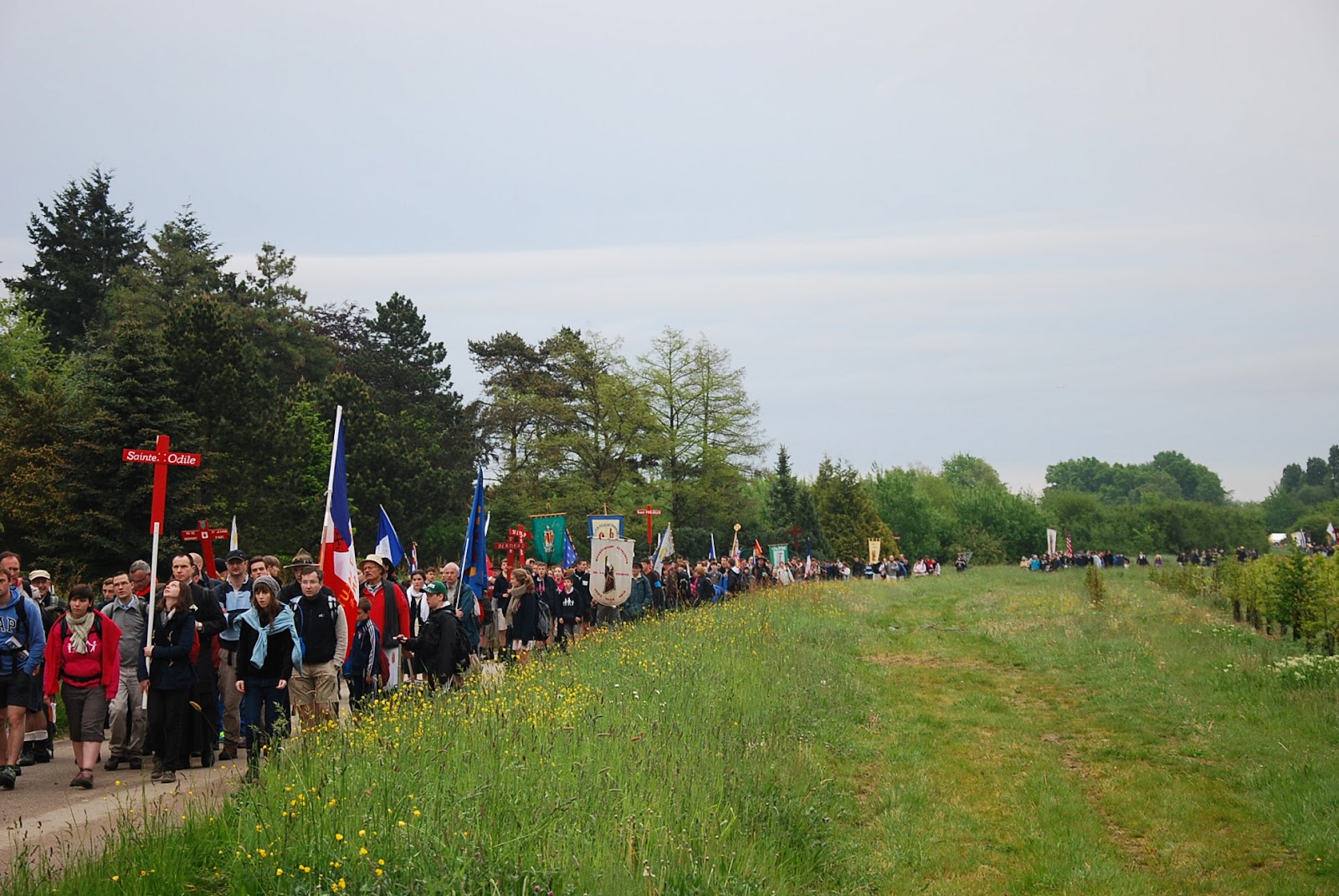 New Liturgical Movement Chartres Pilgrimage First Images and News from the 'Péle"