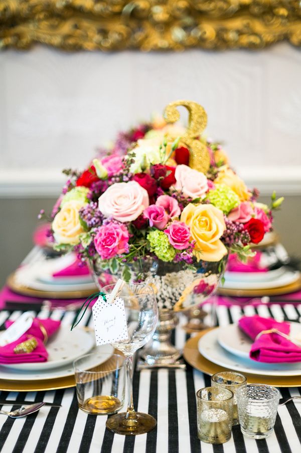 Stripes and Floral Inspiration One Whimsy Lane