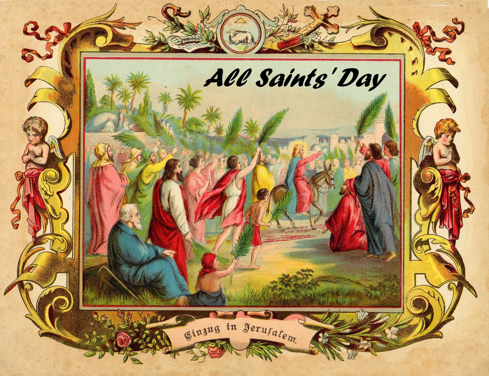 All Saints Day Graphics Cards, Beautiful eCards - Festival Chaska