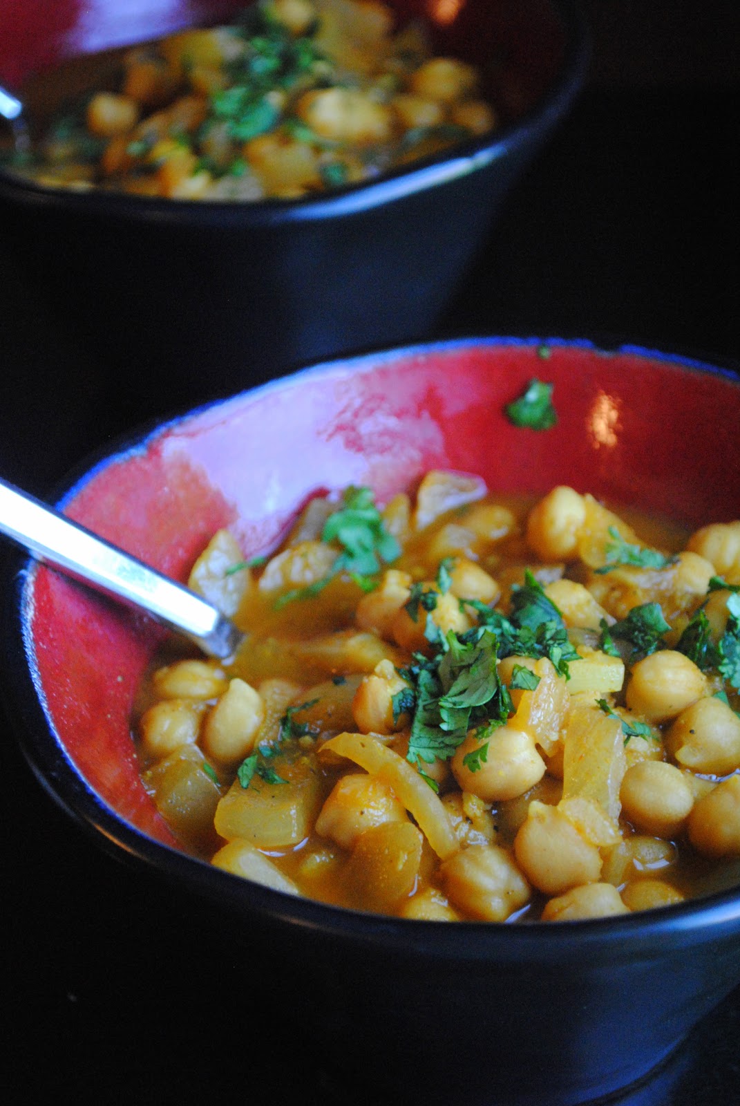 i thought of it second. quick chickpea curry.
