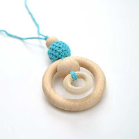 crochet beads and a  bid ring