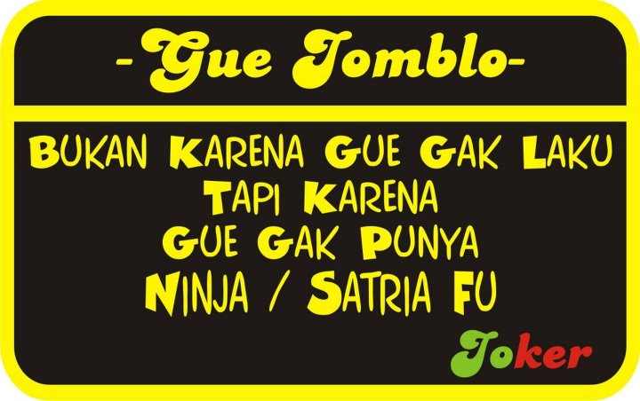 Coretan Ronny: Jomblo Ngenes