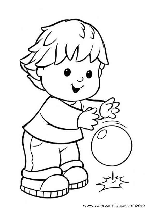 Imágen de una niña y un niño para colorear - Imagui Imágen de una niña y un niño para colorear - Imagui